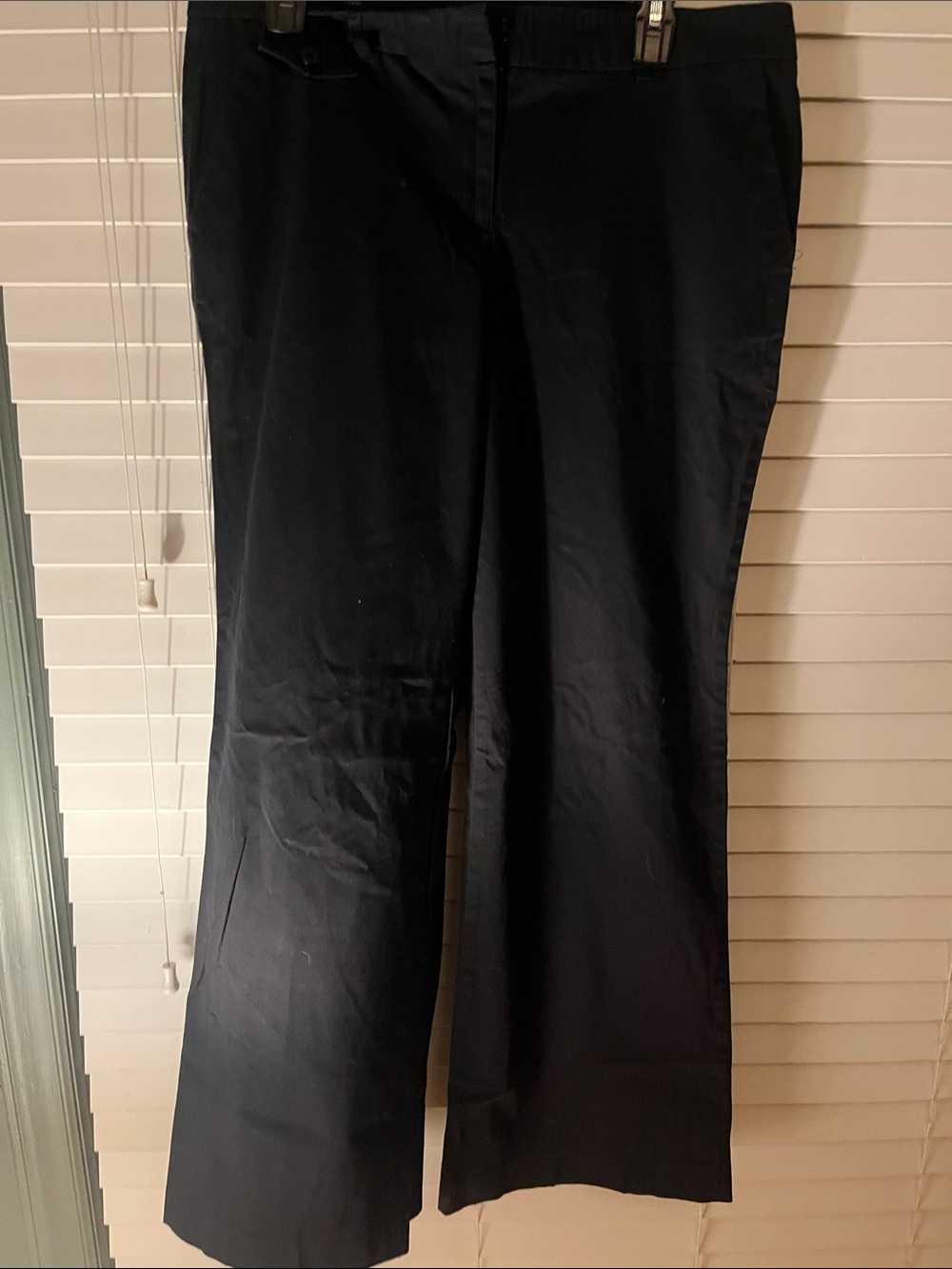 Talbots Black Wide-Leg Trousers
